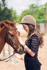Girl and horse