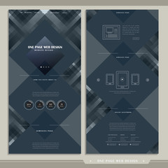 graceful one page web design