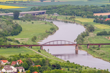 Naklejka premium Luftbild von Minden, Deutschland
