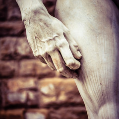 Michelangelo's David Hand Detail