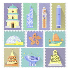 Obraz premium Hong Kong travel attractions