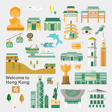 Hong Kong travel concept