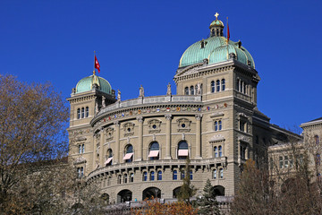 Fototapeta na wymiar Bundeshaus Bern, Schweiz 