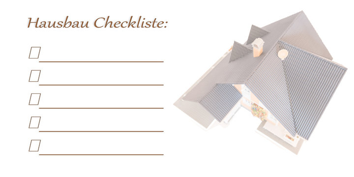 Hausbau Checkliste