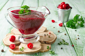 Cranberry sauce for meat