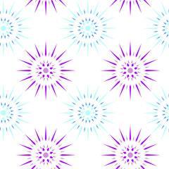 Fototapeta na wymiar Snowflake pattern seamless