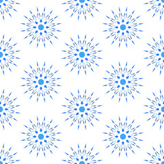 Snowflake pattern seamless