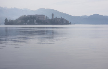 Orta lake and 