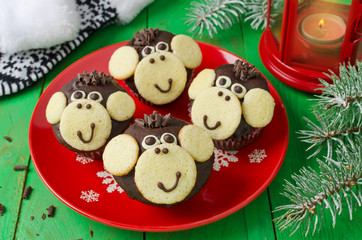 Chocolate muffins Monkey