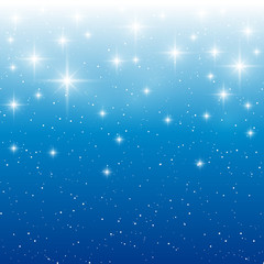 Naklejka na ściany i meble Shiny stars background for Your design 