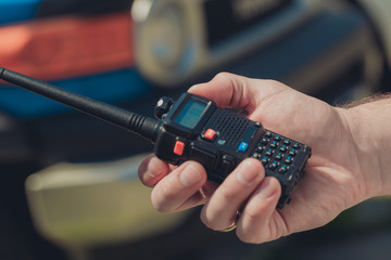 Portable walkie talkie