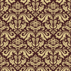 Obraz premium Damask Seamless Vector Pattern