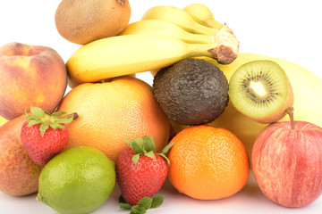Naklejka na ściany i meble Assortment of exotic fruits