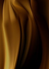 bright brown background with soft folds