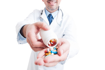 Psychiatrist offering pills