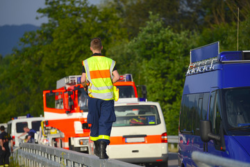Naklejka premium Unfall