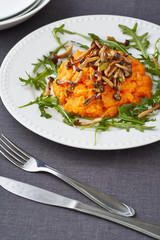 vegetable stew on a plate