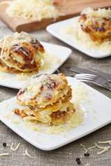  baked potatoes and meat