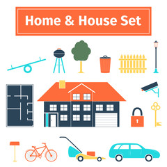 Home and house set