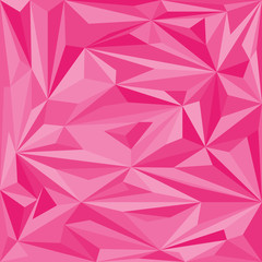 Obraz premium pink abstract geometric rumpled triangular low poly style graphic background