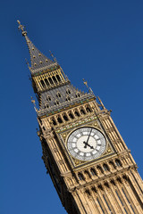 Fototapeta na wymiar Big Ben, Westminster, London, England