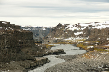 Fototapeta na wymiar Fjadrargljufur Canyon - Iceland