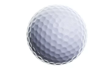 Fotobehang golf ball isolated on white © Christine
