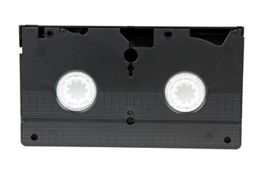 VHS Video casette isolated on white background

