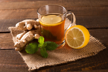 hot ginger tea