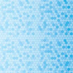 Background of blue dots on a white color