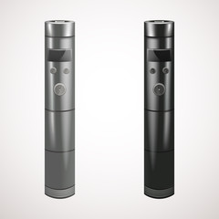 Vector illustration of varivolt electronic cigarettes