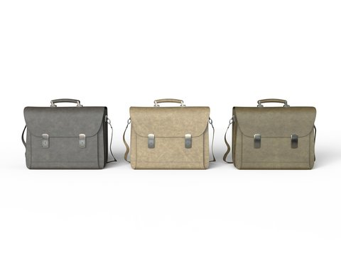 Greish leather briefcases