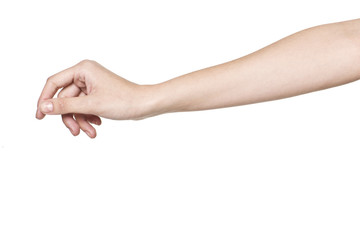 Fototapeta premium Woman hand signal