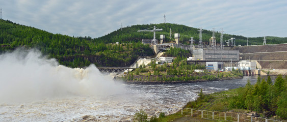 Fototapeta na wymiar hydro power plant