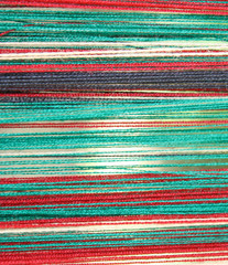 Colorful Christmas woven fabircs background