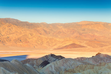 Naklejka premium Morning view of Death Valley from above