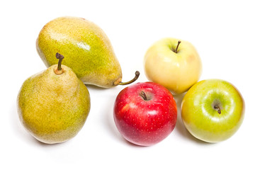 Ripe juicy fruit isolated on white background.
