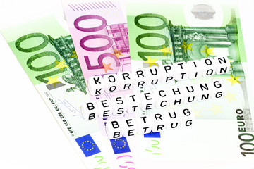 Korruption, Bestechung und Betrug
