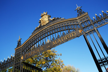 Obraz premium Madrid, Parque del Retiro