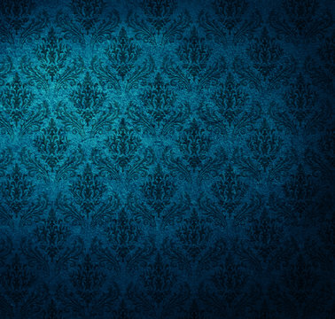 dark blue wallpaper pattern.