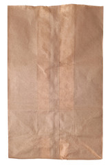 crumpled paper bag background