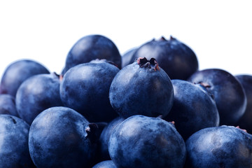 blueberries isolated