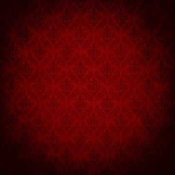 red wallpaper pattern may used as background.