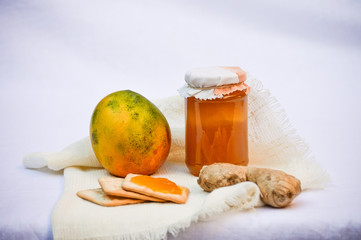 Jam with mango and giger