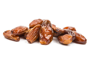  Fresh dates over white background