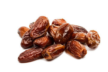  Fresh dates over white background