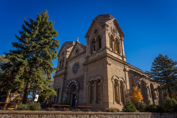 Fototapeta na wymiar St. Francis Cathedral New Mexico