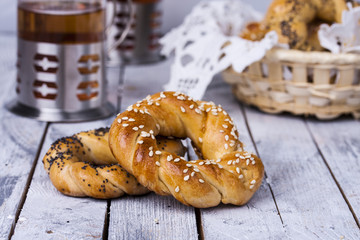 Turkish bagel, simit