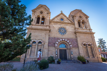 Fototapeta na wymiar St. Francis Cathedral New Mexico