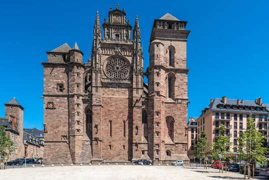 Cathedrale Notre-Dame in Rodez, France